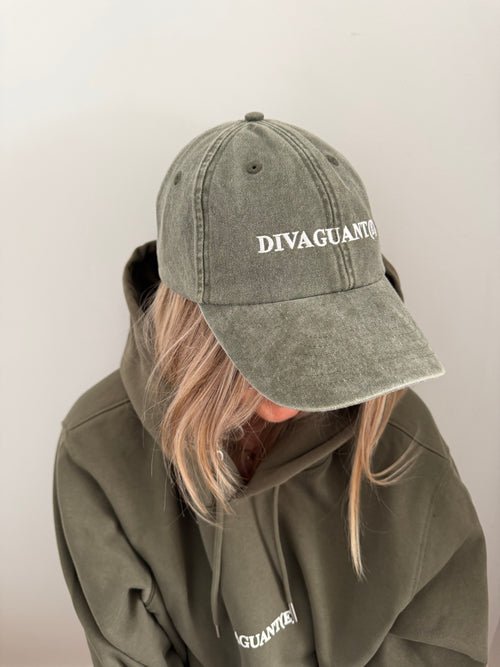 casquette kaki en coton bio recyclé