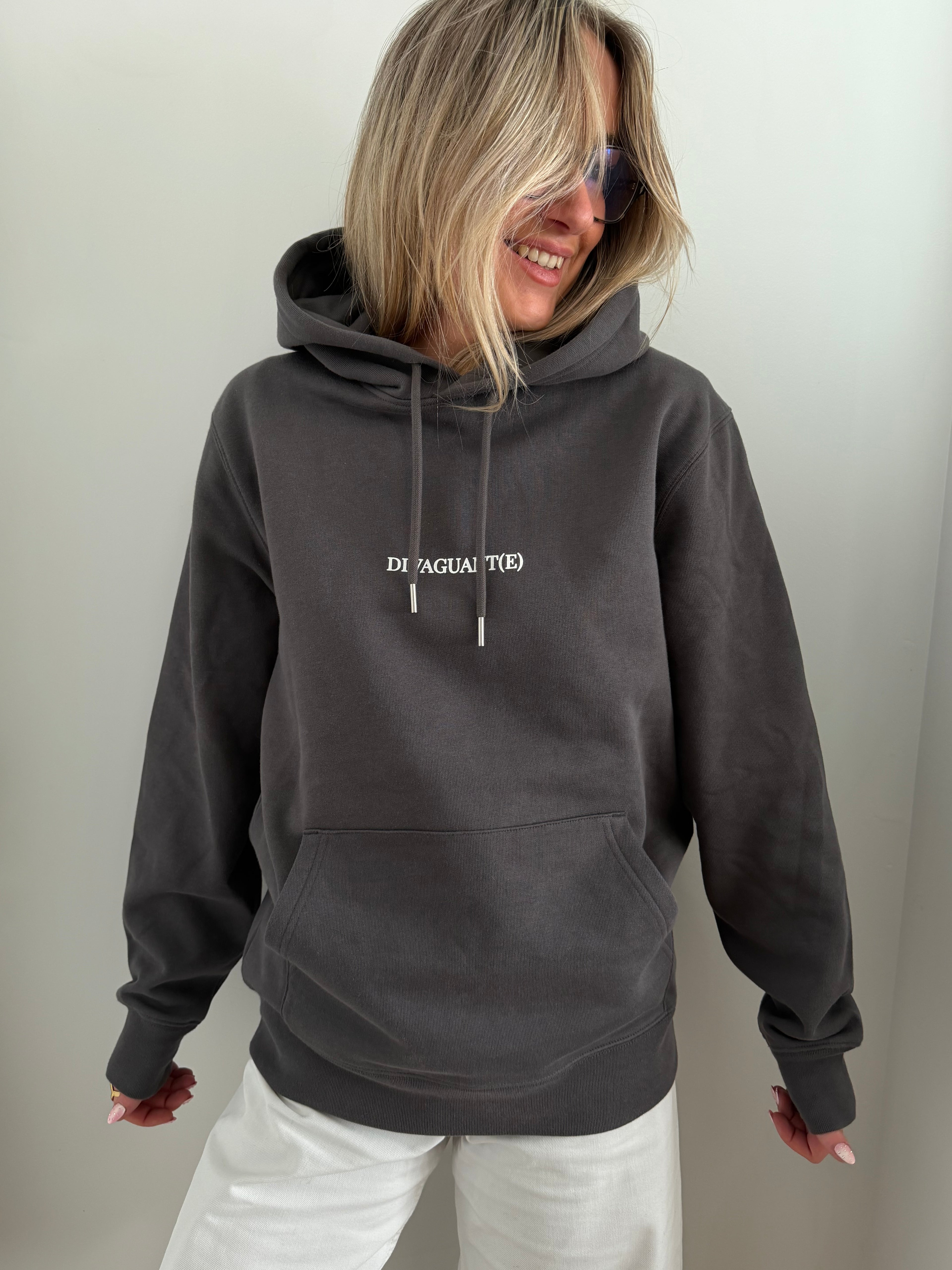 sweat gris en coton bio recyclé